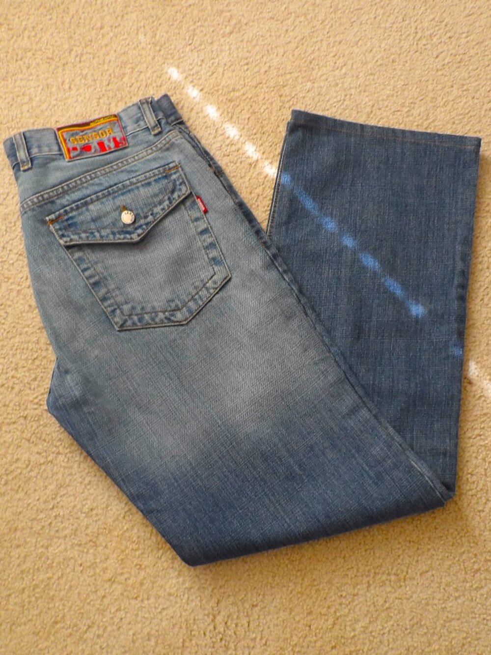 Vintage Sensor Flap Pocket Jeans